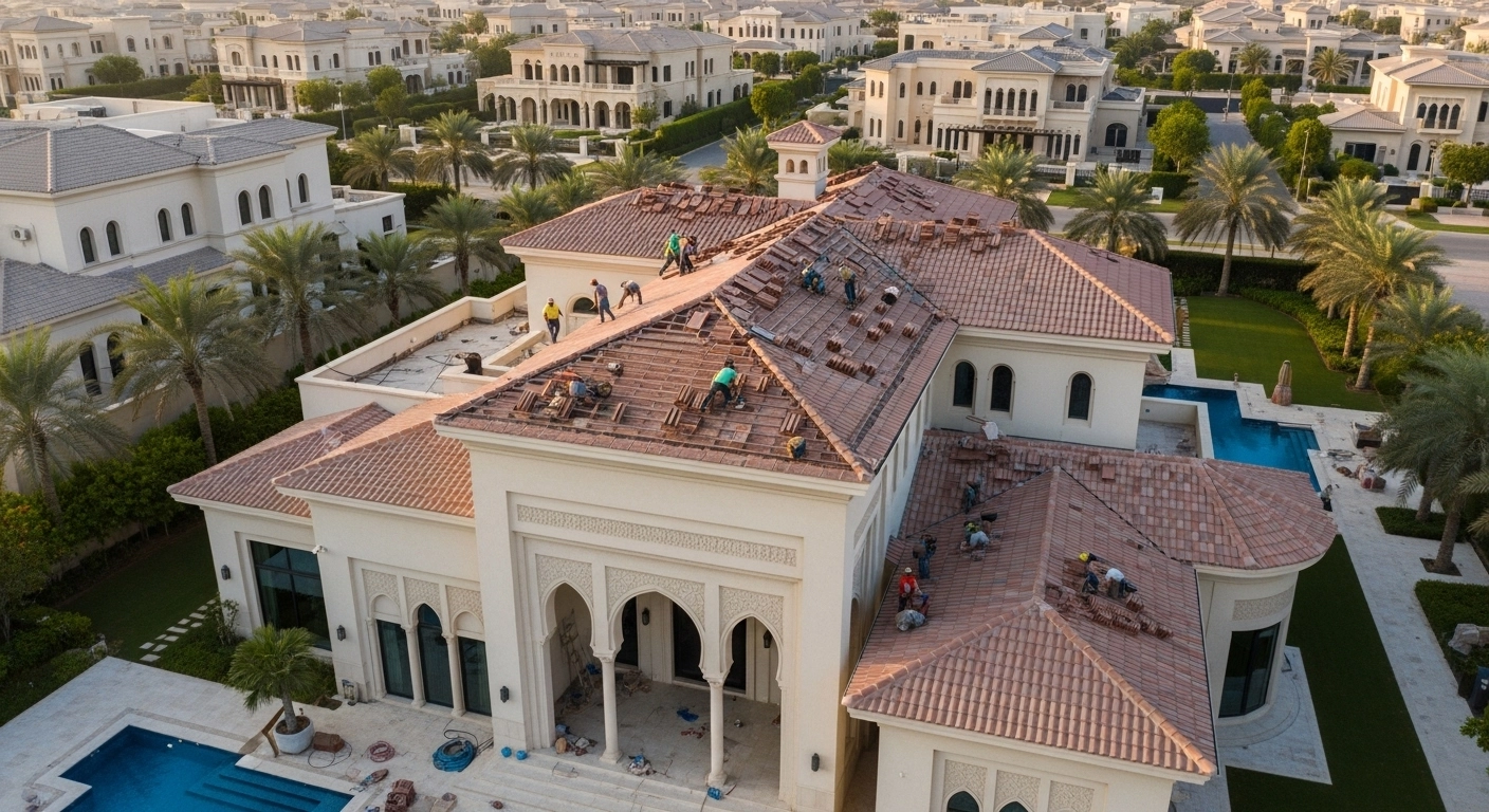 Villa Tile Roof Restoration
