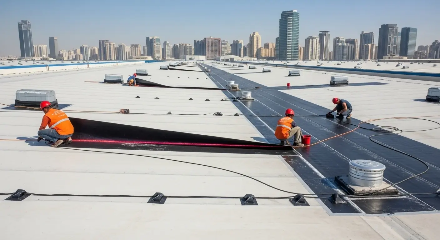 Warehouse Flat Roof Waterproofing