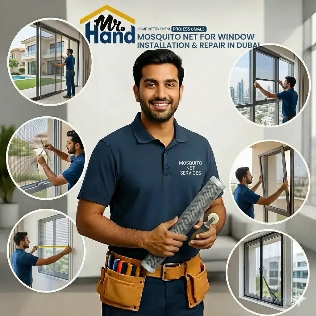 Mosquito Net For Window Installation & Repair In Dubai